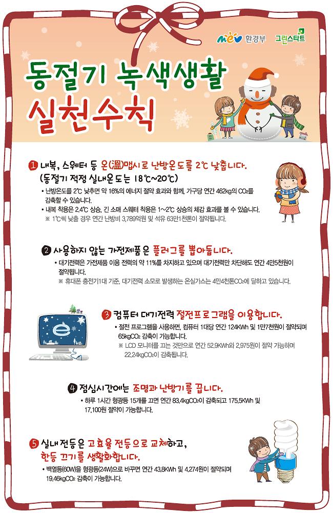 동절기 녹색생활 실천수칙 홍보포스터.jpg 이미지