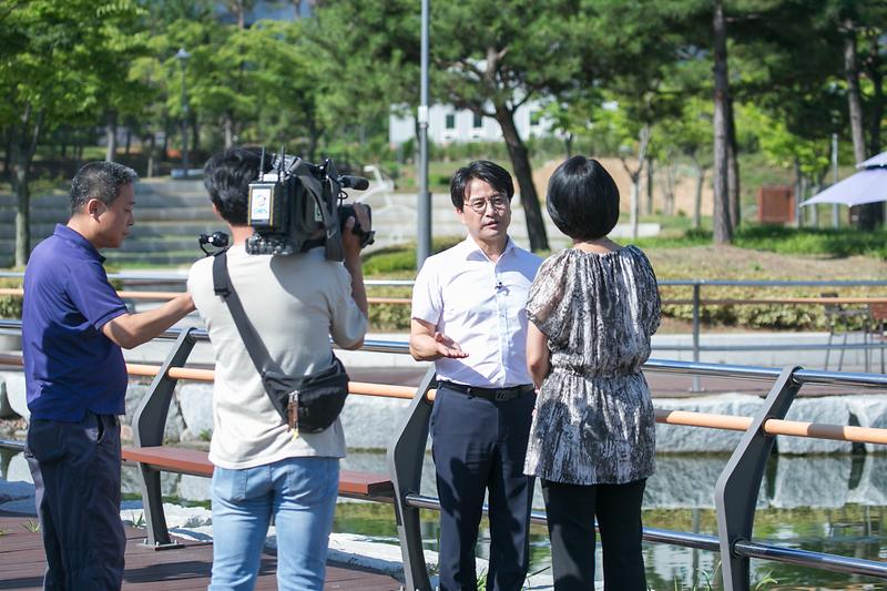 20180801 서구청장 OBS 인터뷰 사진