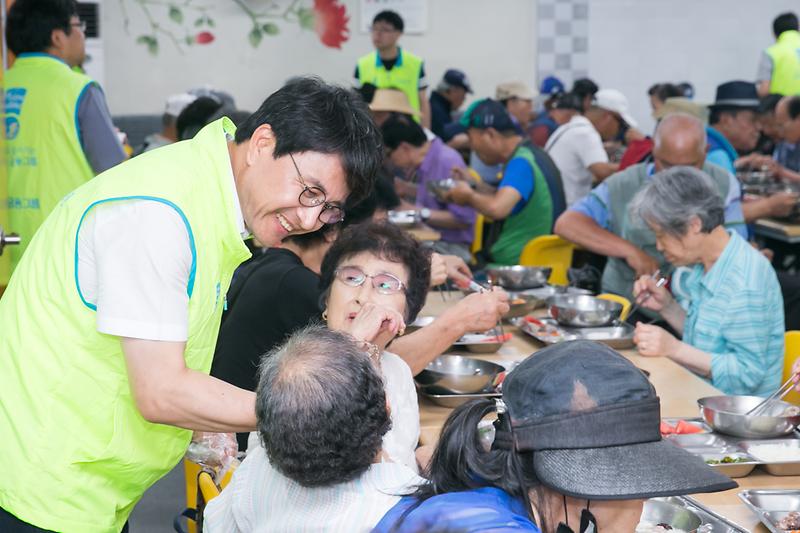 20180717 하나사랑 봉사단 복맞이 행사_노인복지관_복지정책과 사진