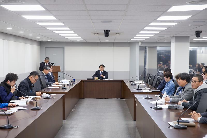 20181126 청사재배치 관련 직원 공청회 사진촬영 사진