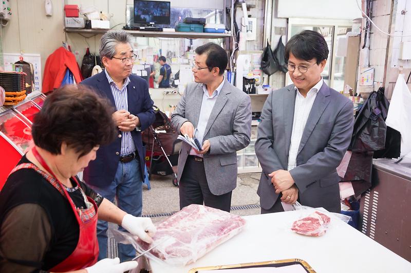 20180919 추석명절 축산물시장 방문_축산물시장_경제에너지과 사진