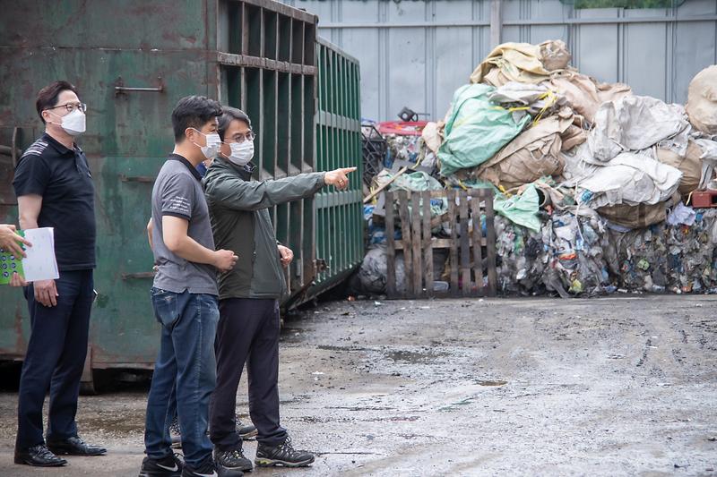 20200806 자원순환시설 및 재활용업체 현장방문 사진