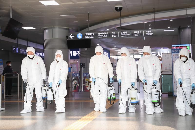 20200203 검암역 및 검암역 주변 긴급 방역 실시 사진