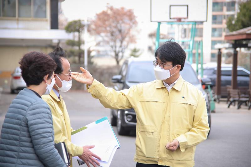 20200309 관내 요양시설 코로나19 대응 현장 시찰 사진