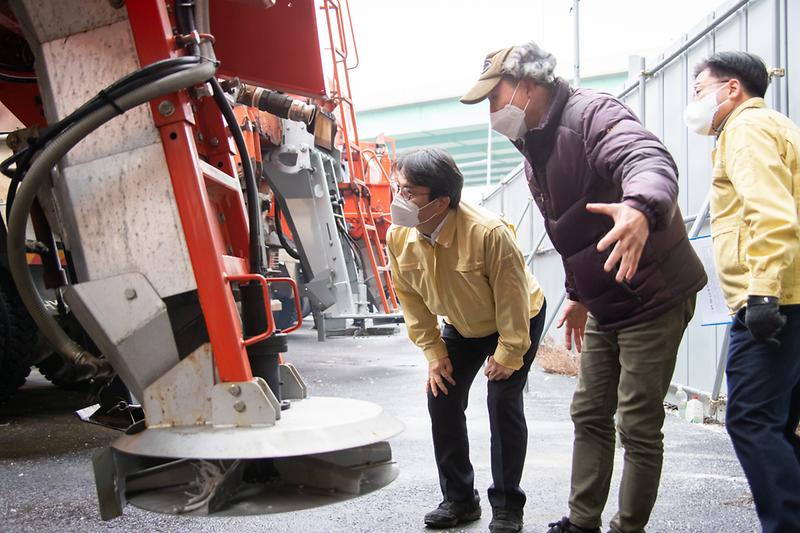 20201229 재설작업 차고지 현장방문 사진