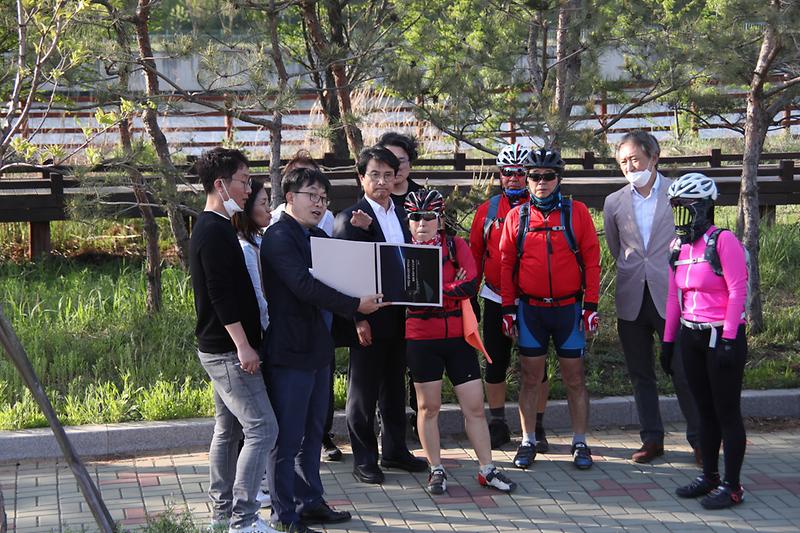 20200506 자전거도로 정비사업 현장 방문 사진