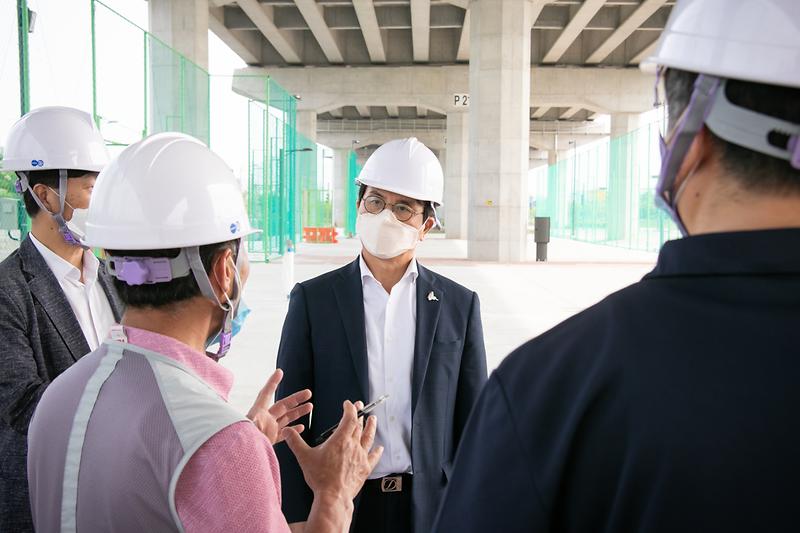 20200616 북청라대교 체육시설 및 블루노바홀 현장 방문 사진