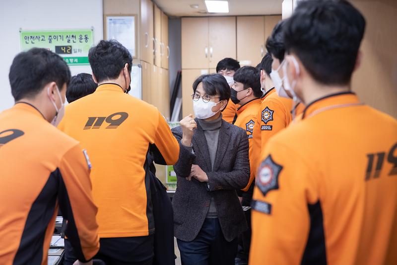 20210211 설연휴 비상근무기관 격려 방문 사진