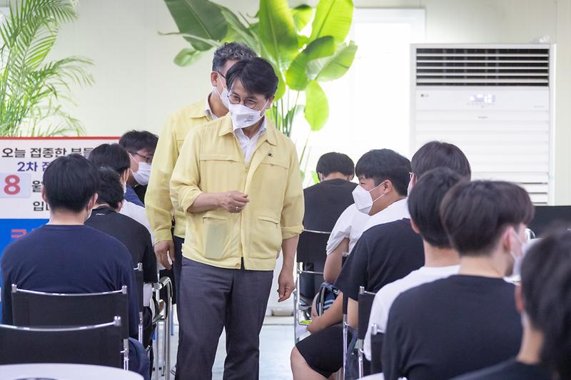 20210722 코로나19 예방접종센터 현장 방문 사진