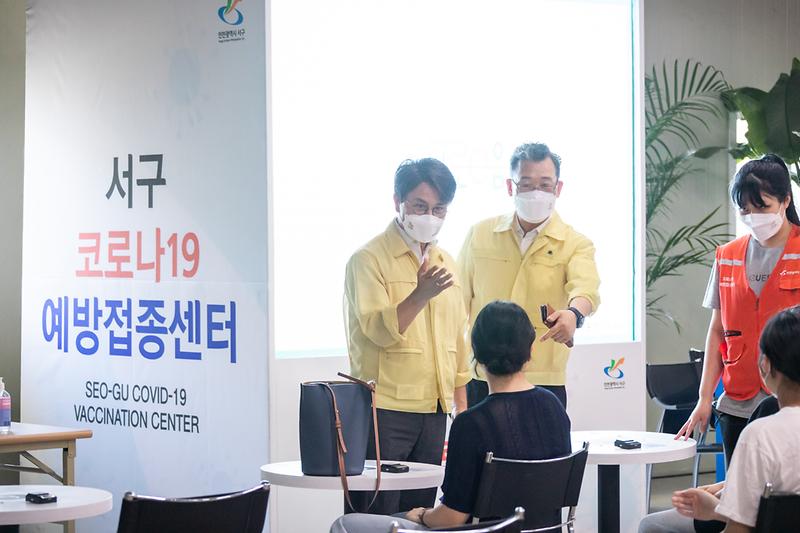 20210723 코로나19 예방접종센터 현장 방문 사진