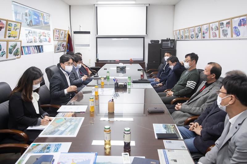 20220401 북항배후단지 버스노선 현장방문 사진