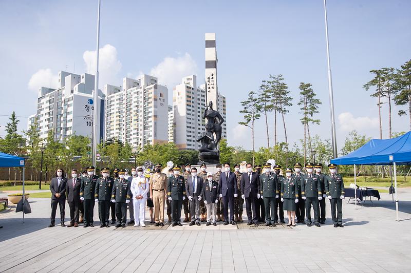 20220726 콜롬비아군 한국전 참전 71주년 참배행사 사진