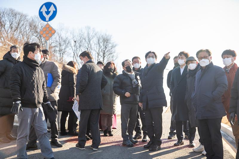 20220104 아이푸드파크 버스노선 시범운행 사진