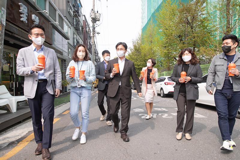 20220418 다회용컵 공유용기 서비스 현장 점검 사진