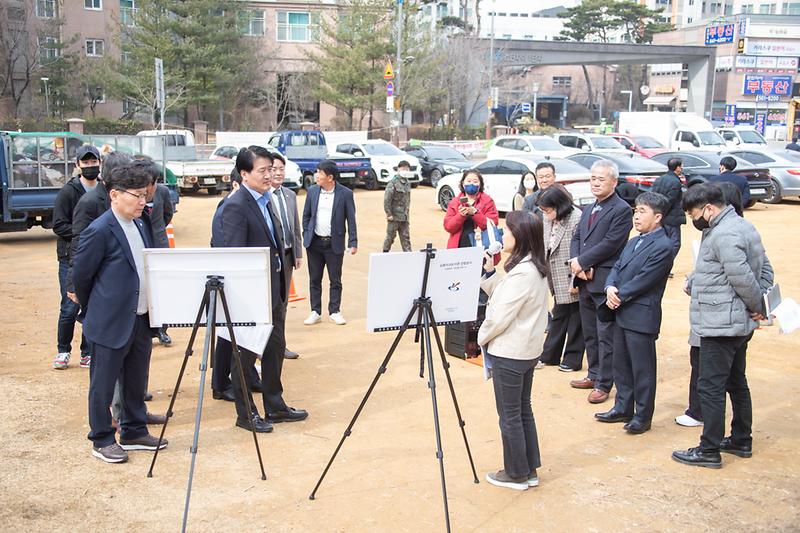 20230307 오류지구 도서관 부지 현장 방문 사진
