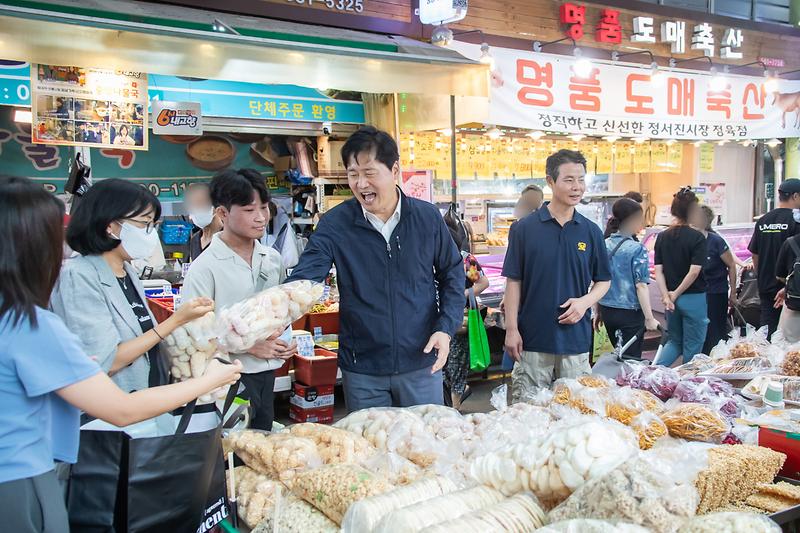 20240902 추석맞이 중앙시장 방문 사진