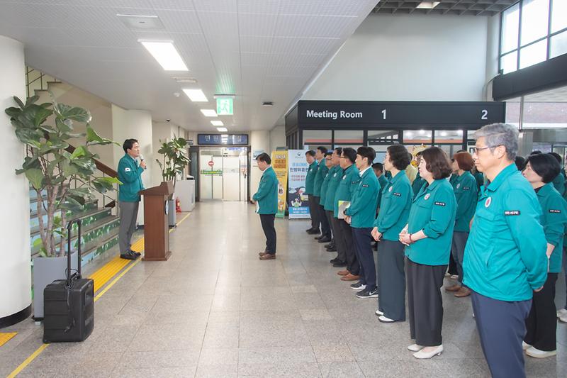 20250818 을지연습 비상소집 응소보고회 사진