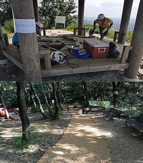 3서구,_한남정맥_등산로_정비_‘구슬땀’.jpg 이미지