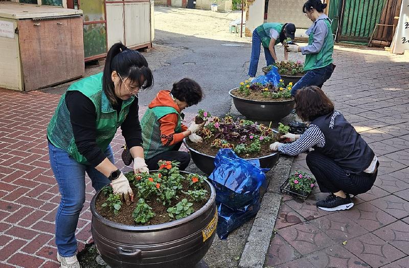 15가좌2동_주민자치회_및_새마을_부녀회,_가을꽃_식재활동_실시(3).jpg 이미지