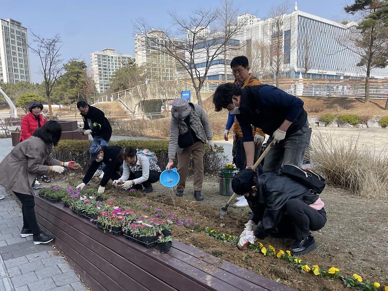 7‘싱그러운_향기_가득’_청라1동,_새봄맞이_꽃단장__(1).jpg 이미지
