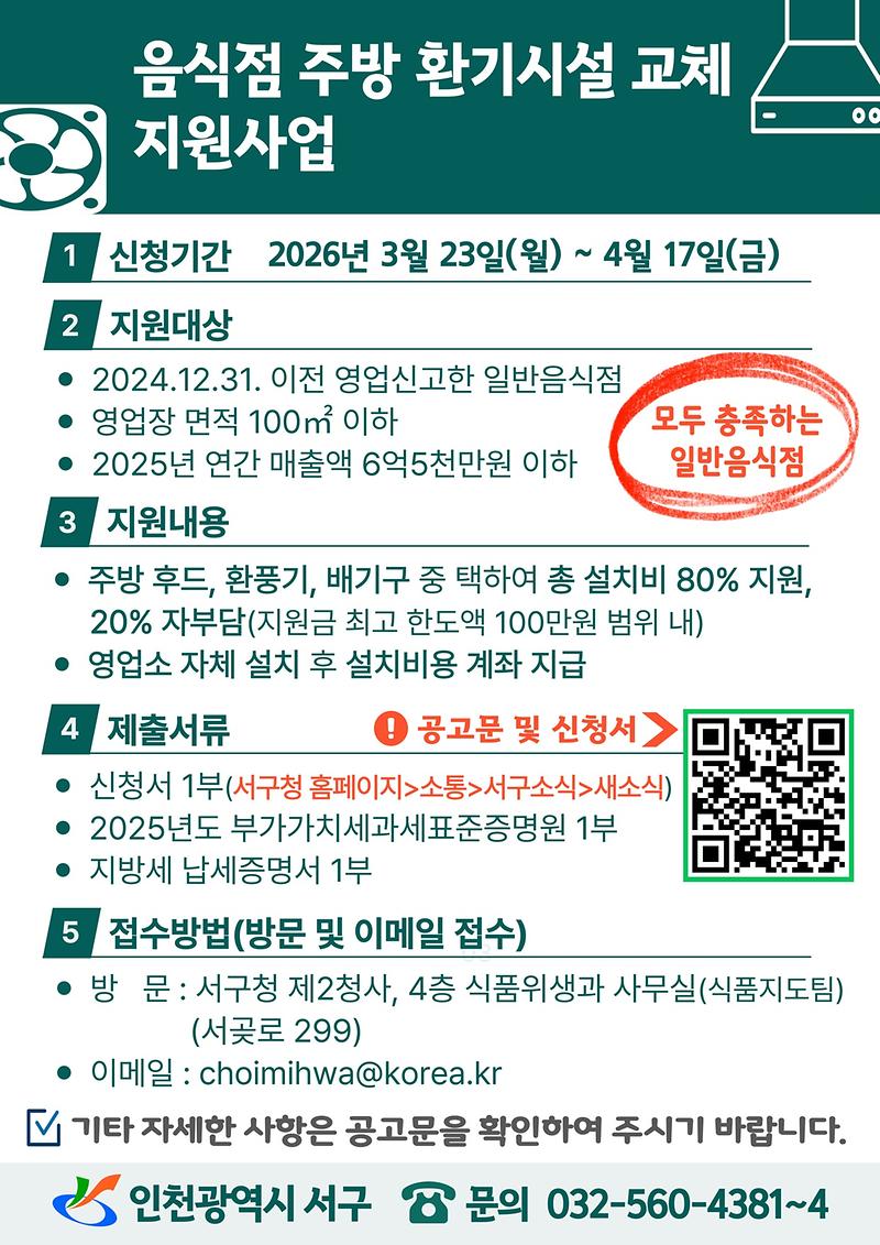 2._인천_서구,_음식점_주방_환기시설_교체_지원..._위생적_주방환경_조성.jpg 이미지