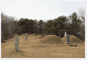 평산신씨 종중묘역 사진