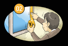 실내 대피 시 행동요령 이미지2