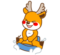 눈썰매 타는 서동이